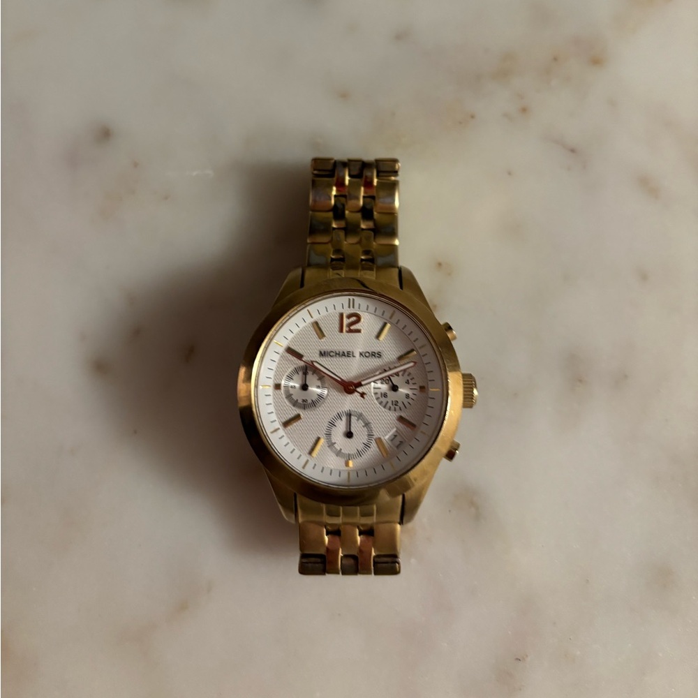Gold Michael Kors watch